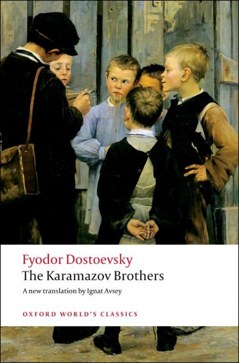 Cover of the Oxford World's Classics The Karamazov Brothers translated by Ignat Avsey