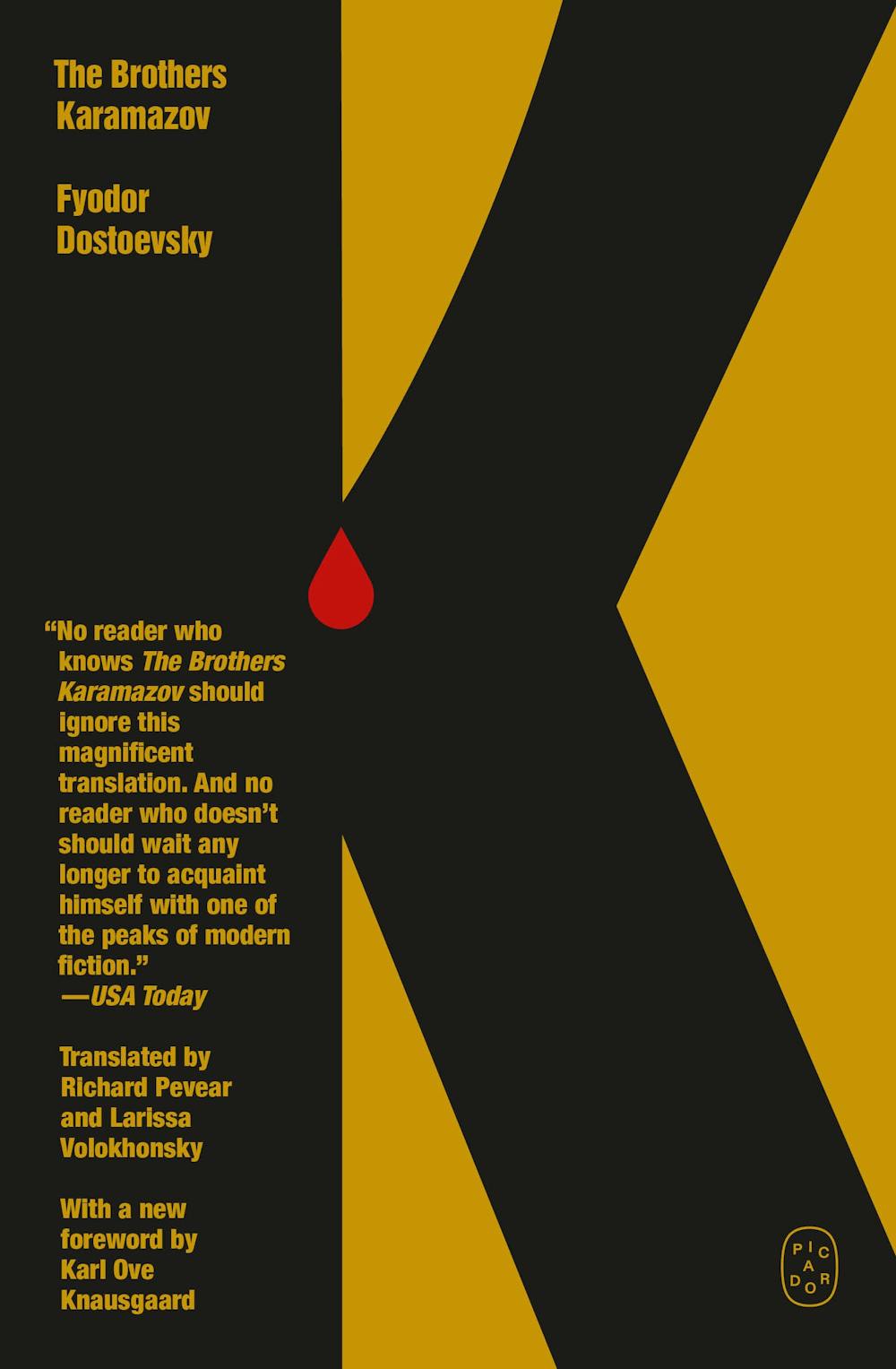 Cover of the Picador deluxe paperback The Brothers Karamazov translated by Richard Pevear and Larissa Volokhonsky